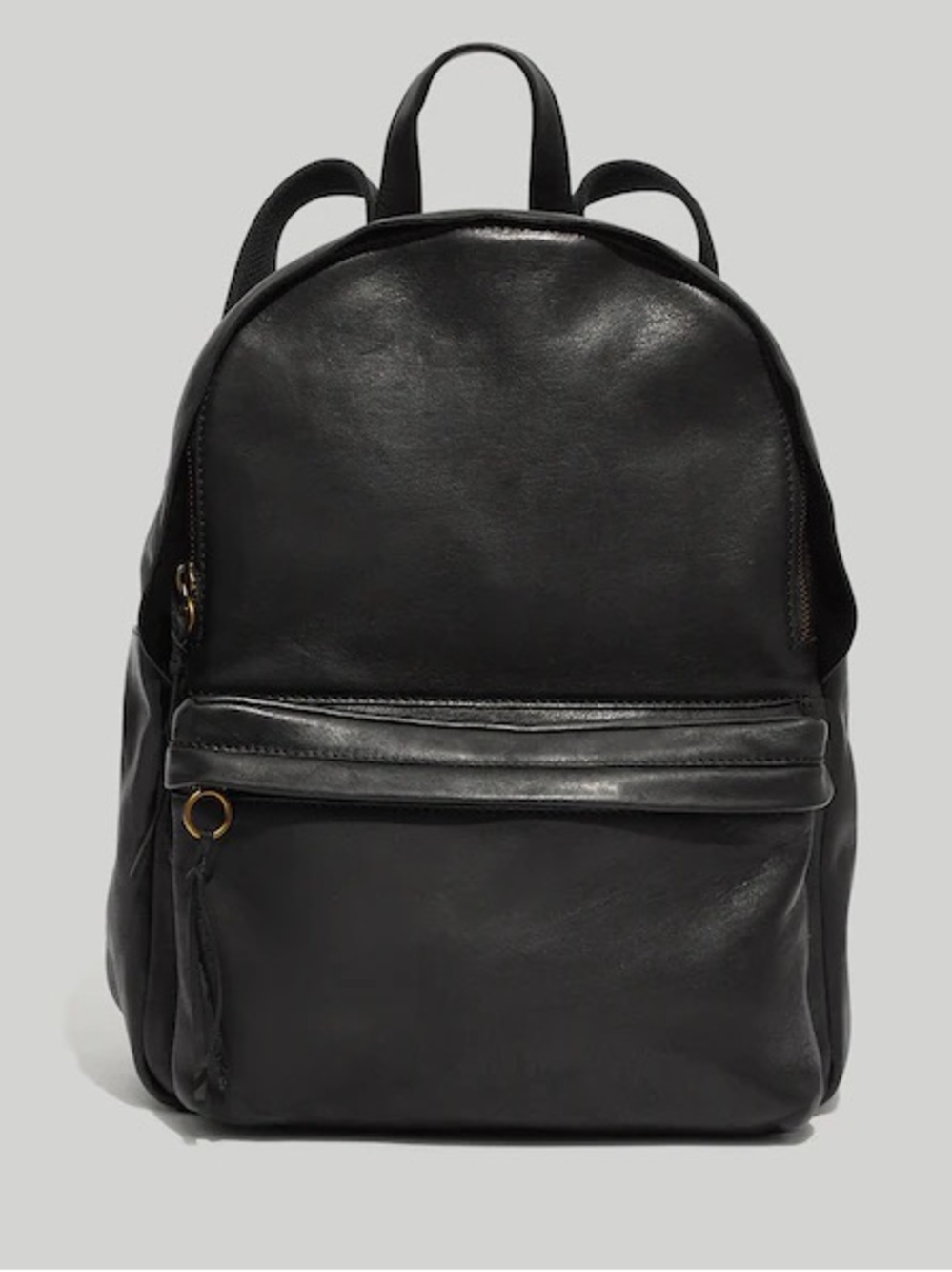 Madewell The Lorimer Backpack Black 100% Leather Large
